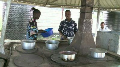 The community cooker in Naivasha, Kenya