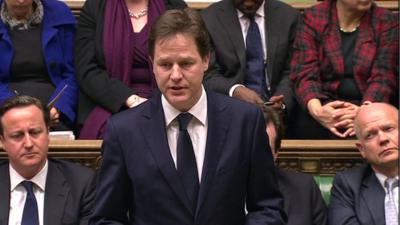 Deputy Prime Minister Nick Clegg