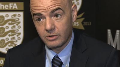 Uefa general secretary Gianni Infantino