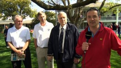 Wayne Grady, Ken Brown, Peter Alliss and Iain Carter