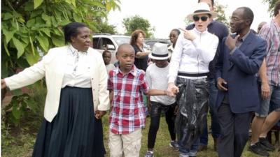 Madonna in Malawi