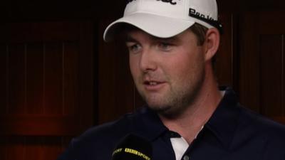 Joint first round leader Marc Leishman