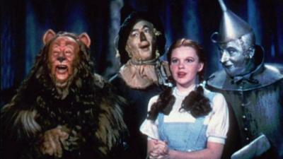 4 characters from the Wizard of Oz film