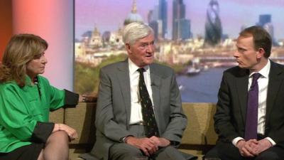 Baroness Helena Kennedy, Baron Cecil Parkinson and Andrew Marr