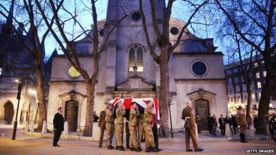 Preparations ahead of funeral of Baroness Thatcher