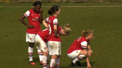 Arsenal Ladies lose 2-0 to Wolfsburg