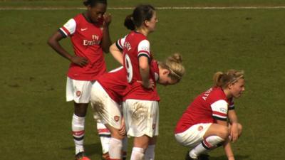 Arsenal Ladies lose 2-0 to Wolfsburg