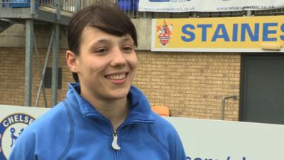 Birmingham Ladies striker Rachel Williams