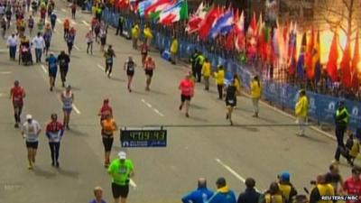 Blast at Boston Marathon finish line