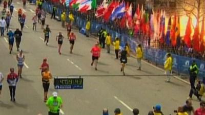 Blast at Boston Marathon finish line