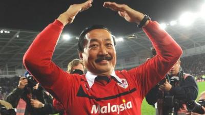 Vincent Tan celebrates