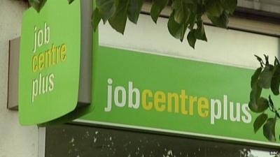 Job Centre sign