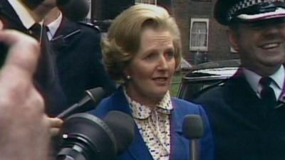 Margaret Thatcher in 1979.