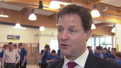 Deputy Prime Minister Nick Clegg