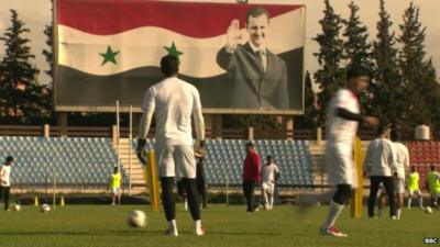 Football in Damascus, Syria