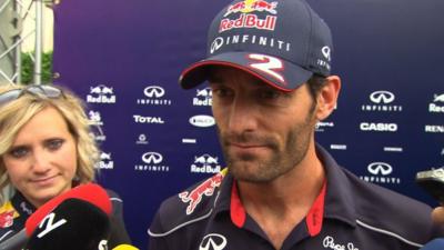 Red Bull's Mark Webber