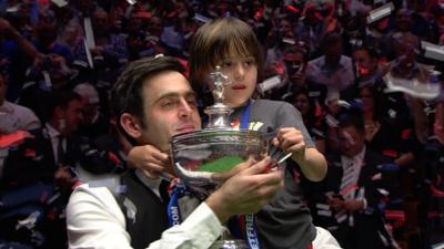 O'Sullivan with 2012 World Championship trophy