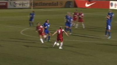 Corinne Yorston scores for Bristol Academy