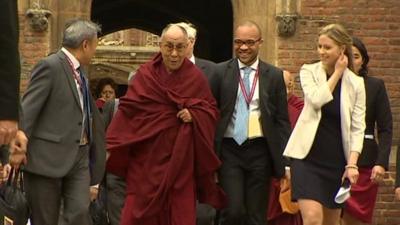 Dalai Lama in Cambridge