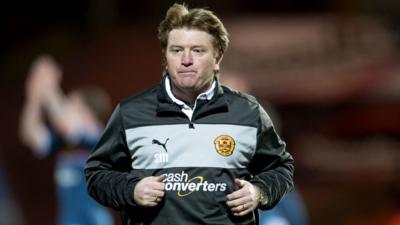 Motherwell manager Stuart McCall