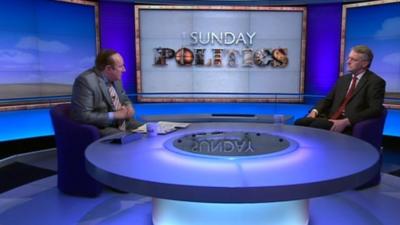 Andrew Neil and Hilary Benn