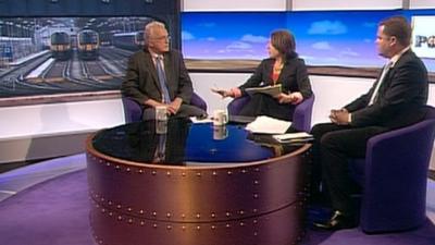 Christian Wolmar, Jo Coburn and Tony Lodge