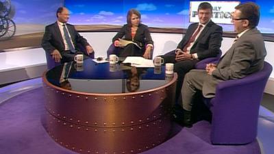 Shailesh Vara, Jo Coburn, Andy Sawford and Mark Hunter