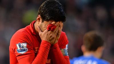 Liverpool's Luis Suarez