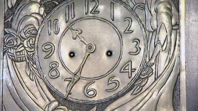 Clock designed by Charles Rennie Mackintosh