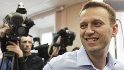 Alexei Navalny in court