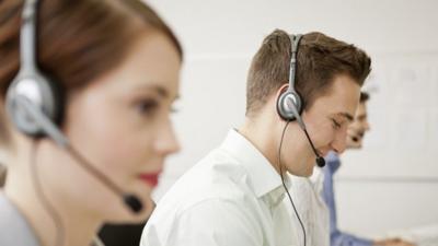 Call centre workers