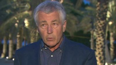 US Defence Secretary Chuck Hagel