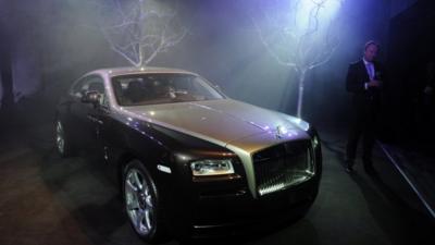 Rolls-Royce car on show in Shanghai