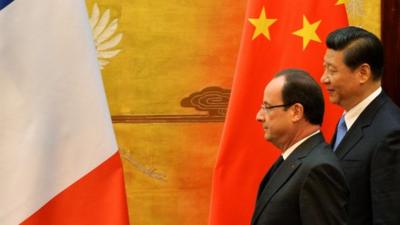 Francois Hollande in China