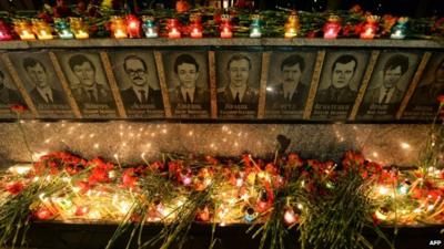 Monument to Chernobyl victims, Slavutich