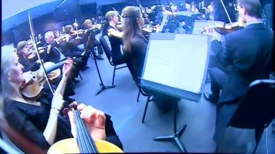 Playing in the Philharmonia