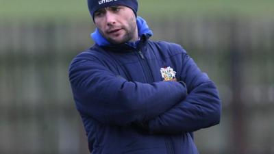 Glenavon manager Gary Hamilton