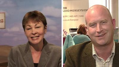 Caroline Lucas and Paul Nuttall