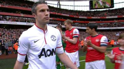 Manchester United's Robin Van Persie