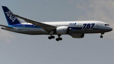 Boeing 787 Dreamliner flown by ANA