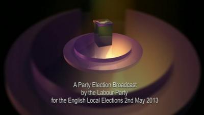 A party election broadcast by the Labour Party for the English local elections on 2 May 2013.