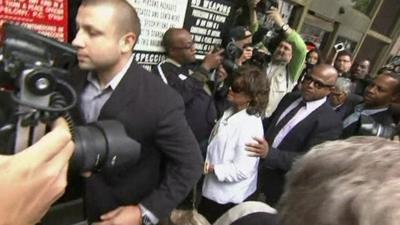 Katherine Jackson arrives in court