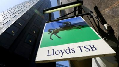 Lloyds TSB branch sign