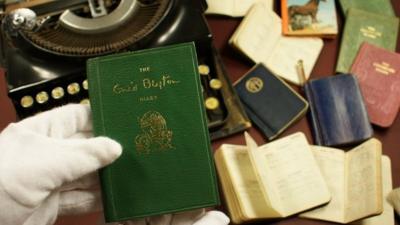 Artefacts from the Enid Blyton exhibition at Seven Stories