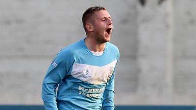 David Cushley of Ballymena United