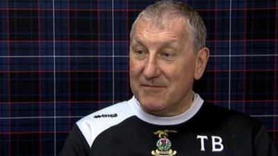 Inverness CT manager Terry Butcher