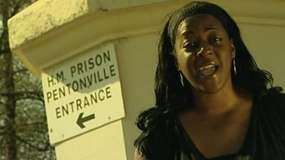 Ava Vidal outside prison