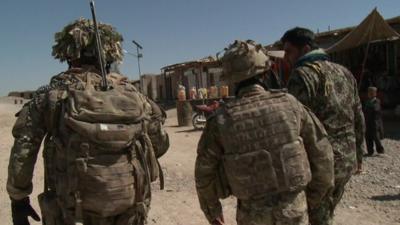 Soldiers in Afghanistan