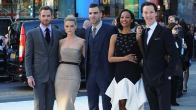 Star Trek stars on red carpet