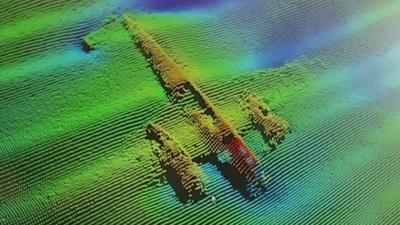 Image of Dornier on seabed